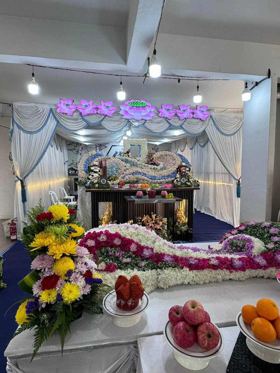Buddhist funeral arrangement in Singapore